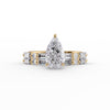 Pear "Alysia" Lab Diamond Ring - Gem-imas Diamond Jewellery
