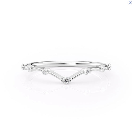 Lily V Band - Gem-imas Diamond Jewellery