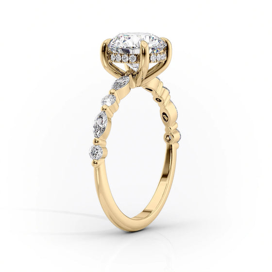 Pear "Cala" Lab Diamond Ring - Gem-imas Diamond Jewellery