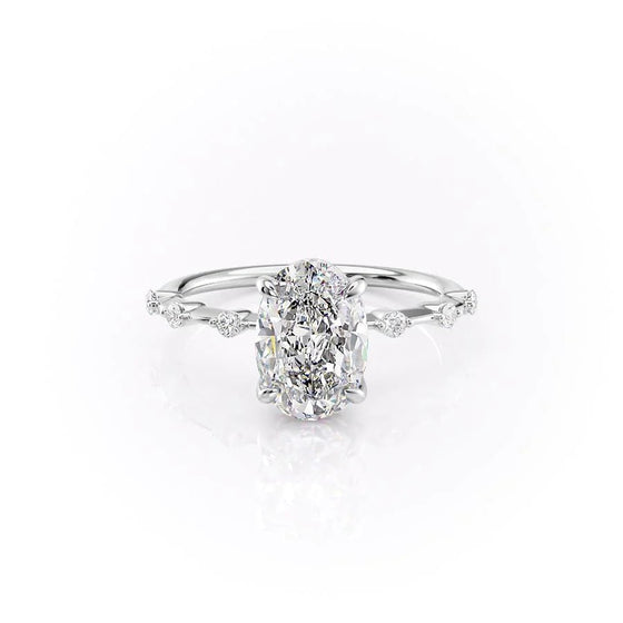 Oval "Lily" Lab Diamond Ring - Gem-imas Diamond Jewellery