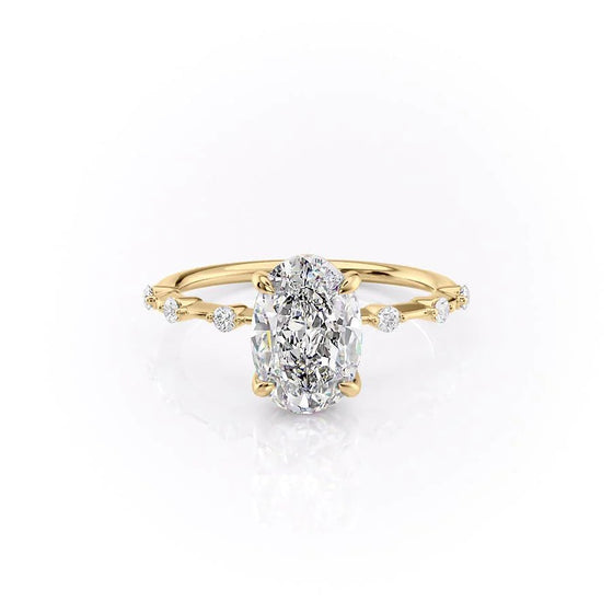 Oval "Lily" Lab Diamond Ring - Gem-imas Diamond Jewellery