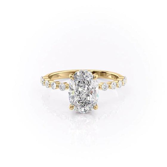 Oval "Peony" Lab Diamond Ring - Gem-imas Diamond Jewellery