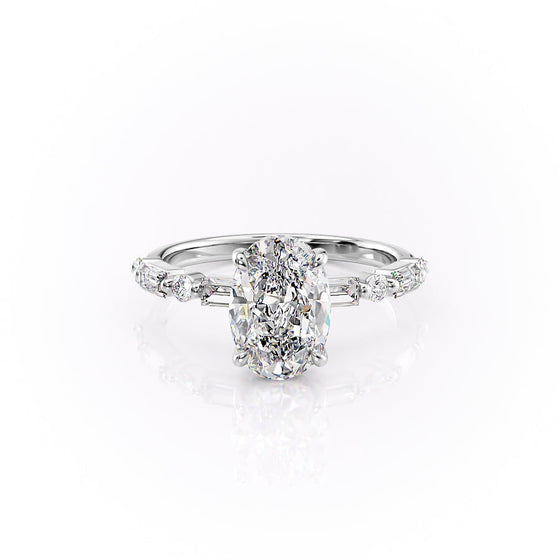 Oval "Alysia" Lab Diamond Ring - Gem-imas Diamond Jewellery