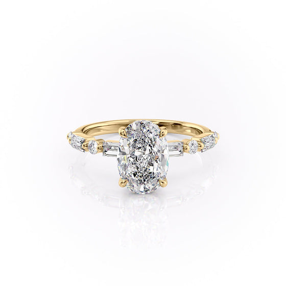 Oval "Alysia" Lab Diamond Ring - Gem-imas Diamond Jewellery