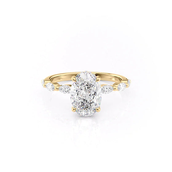 Oval "Azalea" Lab Diamond Ring - Gem-imas Diamond Jewellery