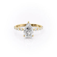  Pear "Peony" Lab Diamond Ring - Gem-imas Diamond Jewellery