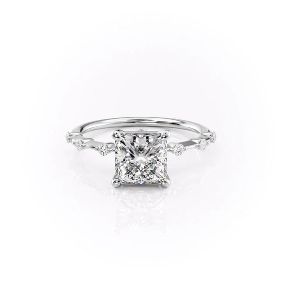 Princess "Lily" Lab Diamond Ring - Gem-imas Diamond Jewellery