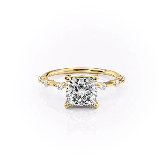 Princess "Lily" Lab Diamond Ring - Gem-imas Diamond Jewellery