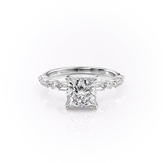 Princess "Alysia" Lab Diamond Ring - Gem-imas Diamond Jewellery