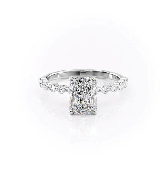 Radiant "Peony" Lab Diamond Ring - Gem-imas Diamond Jewellery