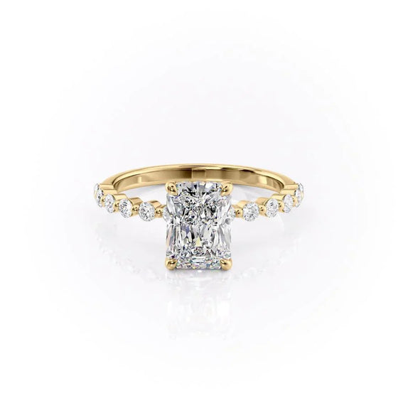 Radiant "Peony" Lab Diamond Ring - Gem-imas Diamond Jewellery