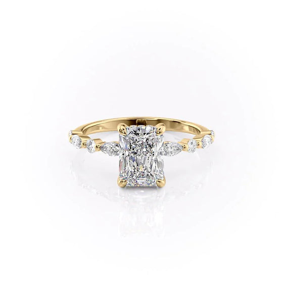 Radiant "Cala" Lab Diamond Ring - Gem-imas Diamond Jewellery