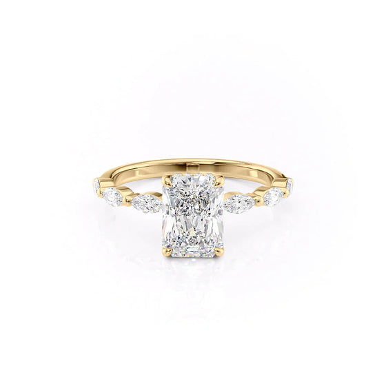 Radiant "Azalea" Lab Diamond Ring - Gem-imas Diamond Jewellery