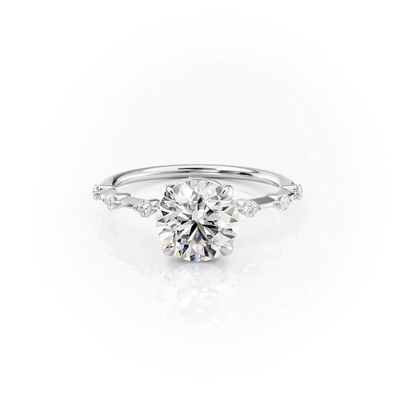 Round "Lily" Lab Diamond Ring - Gem-imas Diamond Jewellery