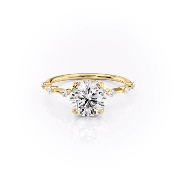 Round "Lily" Lab Diamond Ring - Gem-imas Diamond Jewellery