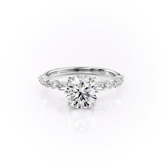 Round "Alysia" Lab Diamond Ring - Gem-imas Diamond Jewellery