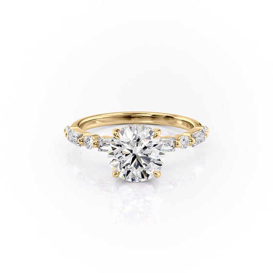 Round "Alysia" Lab Diamond Ring - Gem-imas Diamond Jewellery