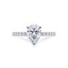 Pear Cut Shoulder Set Diamond Engagement Ring - Gem-imas Diamond Jewellery