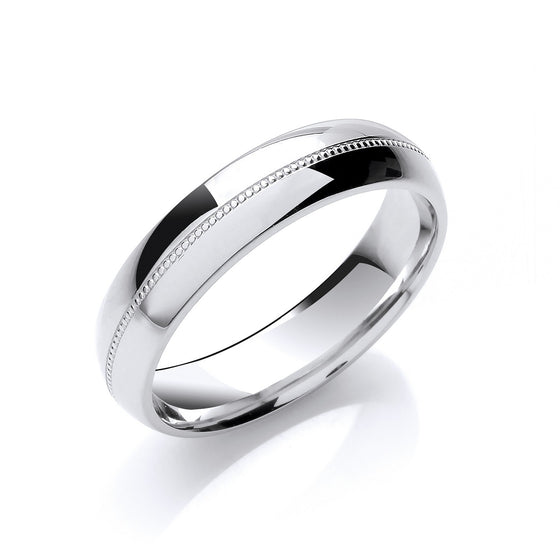 Milgrain Men's Wedding Band - Gem-imas Diamond Jewellery