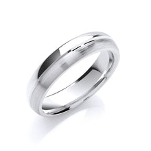  Matt & Polished Men's Wedding Band - Gem-imas Diamond Jewellery