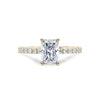 Radiant Shoulder Set Diamond Engagement Ring - Gem-imas Diamond Jewellery