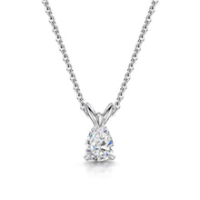  1ct Pear Cut Solitaire Lab Diamond Pendant - Gem-imas Diamond Jewellery