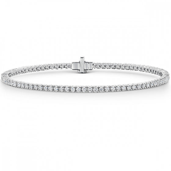 18ct Gold Diamond Tennis Bracelet - Gem-imas Diamond Jewellery