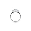 Pear and Round Brilliant Diamond Trilogy Engagement Ring - Gem-imas Diamond Jewellery