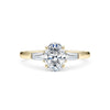 1.50ct Oval Lab Diamond Trilogy Engagement Ring - Gem-imas Diamond Jewellery