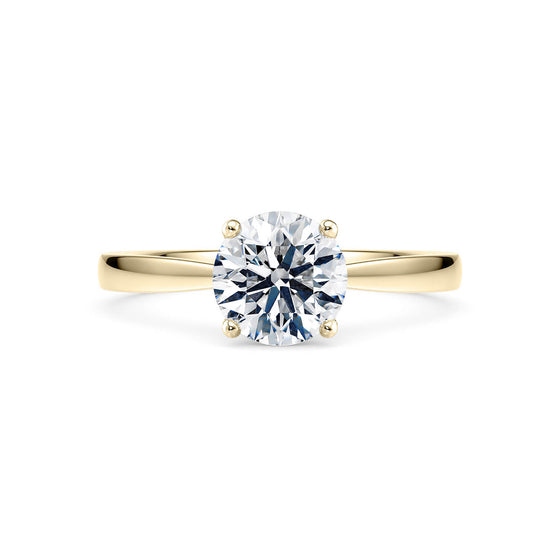 0.50ct Round Brilliant Diamond Solitaire Engagement Ring - Gem-imas Diamond Jewellery