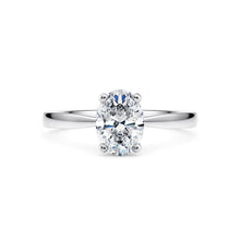  1ct Oval Solitaire Lab Diamond Engagement Ring - Gem-imas Diamond Jewellery