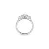 Oval and Pear Diamond Trilogy Engagement Ring - Gem-imas Diamond Jewellery