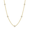 Bezel Set Diamond Chain Necklace - Gem-imas Diamond Jewellery