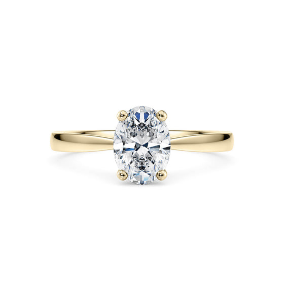 0.50ct Oval Diamond Solitaire Engagement Ring - Gem-imas Diamond Jewellery