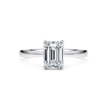  1ct Emerald Cut Solitaire Lab Diamond Engagement Ring - Gem-imas Diamond Jewellery