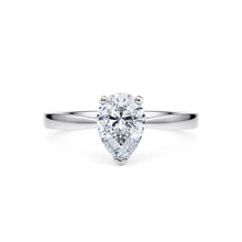  0.50ct Pear Cut Diamond Solitaire Engagement Ring - Gem-imas Diamond Jewellery