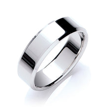  Classic Bevelled Edge Men's Wedding Band - Gem-imas Diamond Jewellery