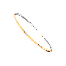  18ct Yellow Gold 0.50ct Diamond Bangle - Gem-imas Diamond Jewellery