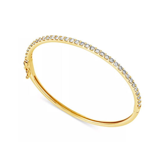 18ct Gold Diamond Bangle - Gem-imas Diamond Jewellery