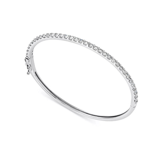 18ct Gold Diamond Bangle - Gem-imas Diamond Jewellery