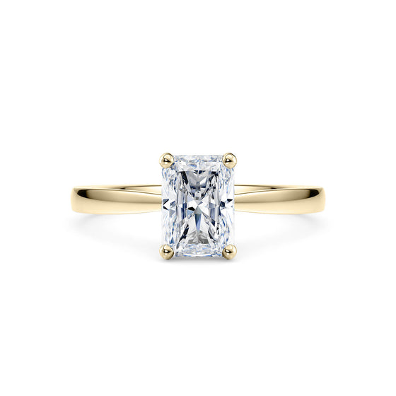 0.50ct Radiant Cut Diamond Solitaire Engagement Ring - Gem-imas Diamond Jewellery