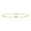 18ct Gold Chain Diamond Bracelet - Gem-imas Diamond Jewellery