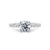 Round Brilliant Shoulder Set Diamond Engagement Ring - Gem-imas Diamond Jewellery