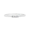 Letter B Morse Code Diamond Stacking Ring - Gem-imas Diamond Jewellery