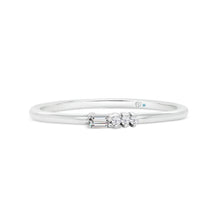  Letter B Morse Code Diamond Stacking Ring - Gem-imas Diamond Jewellery