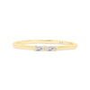 Letter C Morse Code Diamond Stacking Ring - Gem-imas Diamond Jewellery