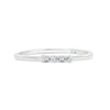 Letter C Morse Code Diamond Stacking Ring - Gem-imas Diamond Jewellery