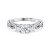 Ameira Trilogy Diamond Engagement Ring - Gem-imas Diamond Jewellery