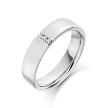  Platinum and Diamond Men's Wedding Band - Gem-imas Diamond Jewellery