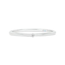  Letter E Morse Code Diamond Stacking Ring - Gem-imas Diamond Jewellery